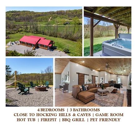 Spacious Cabin Near Hocking Hills And Caves With Hot Tub And Firepit Laurelville Εξωτερικό φωτογραφία